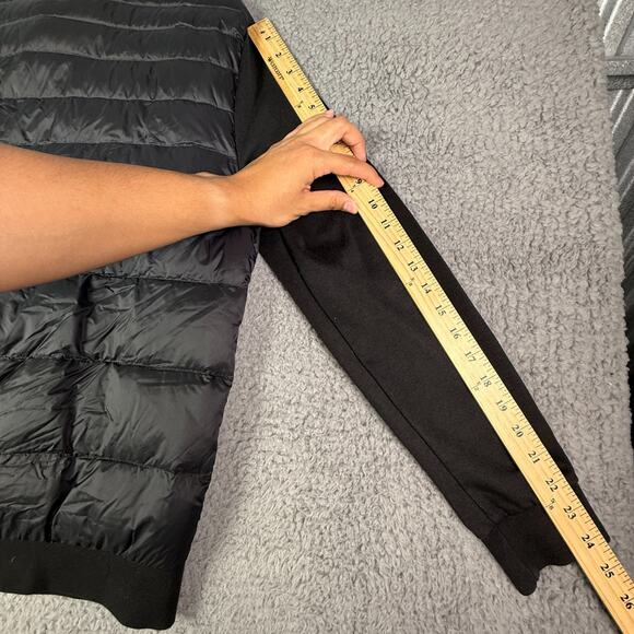 Polo Ralph Lauren Hybrid Puffer Jacket Mens S Black Full Zip Quilted Duck Down - Picture 11 of 12